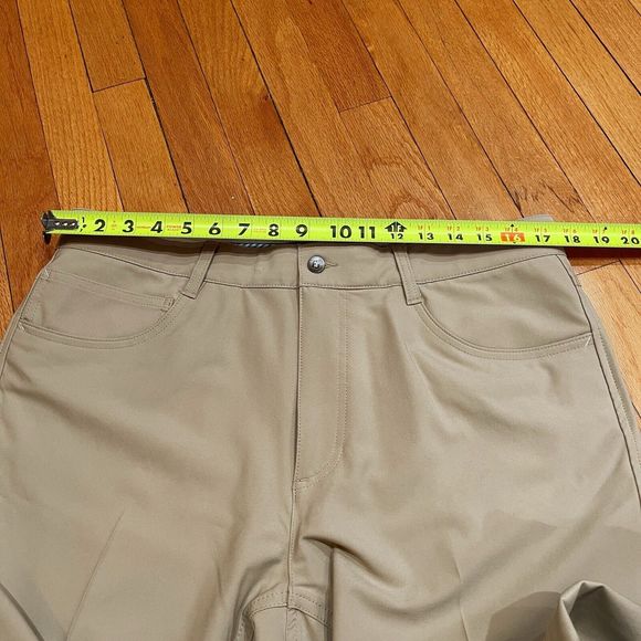 FootJoy FJ Athletic Fit Mens Golf Pants Size 35x30 Performance Chino Flat Front - Picture 7 of 12